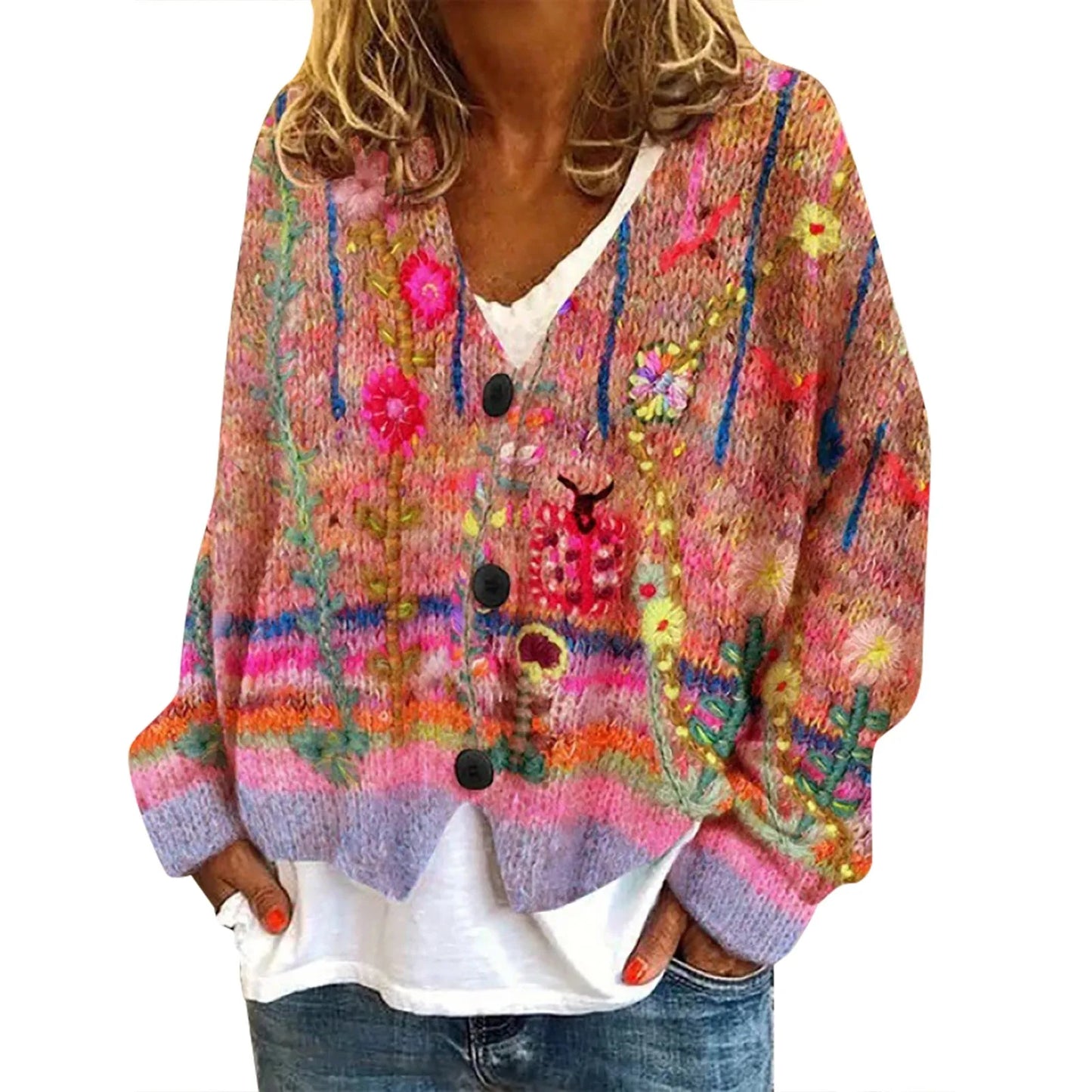 Kimberley – Women's Festive Knit Cardigan