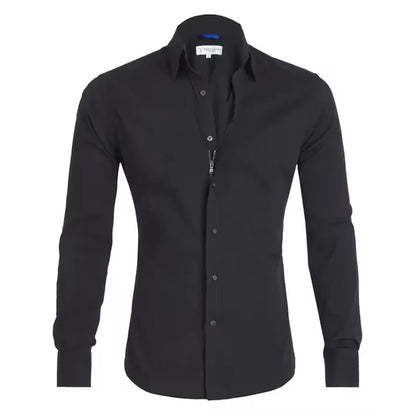 Clive – Men's Casual Slim Cotton Shirt