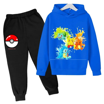 Tracy – Pikachu Kids Hoodie and Pants Set for Maximum Comfort & Style