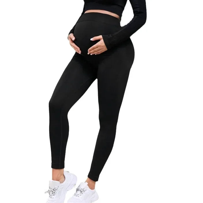 Sophia – Stretchy Maternity Leggings with Supportive Waistband