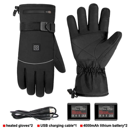 Leonard – Unisex Waterproof Heated Thermal Gloves