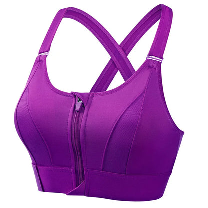 Patricia – Women's Shockproof Sports Bra with Adjustable Straps