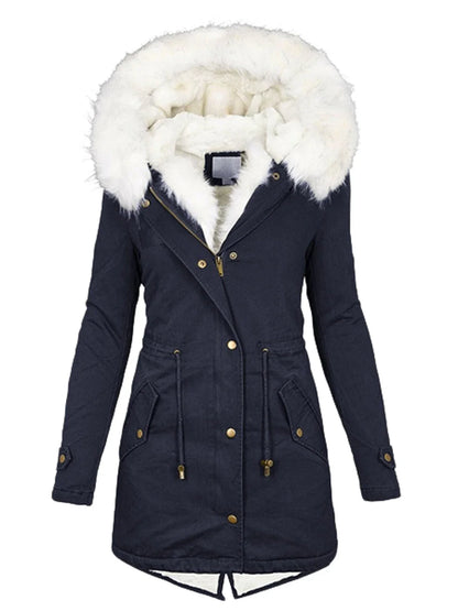 Rachel – Women's Cotton Hooded Long Parka