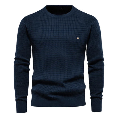 Neville – Men's Cotton Knit Sweaters with Crew Neck