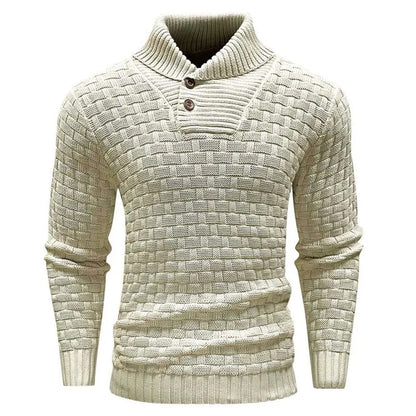 Timothy – Men's Cozy Monochrome Turtleneck Sweater