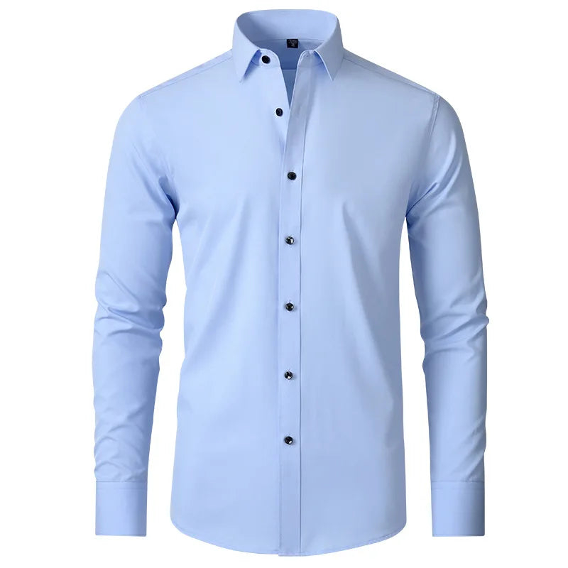 Joel – Men's Stretchable Slim-Fit Dress Shirt