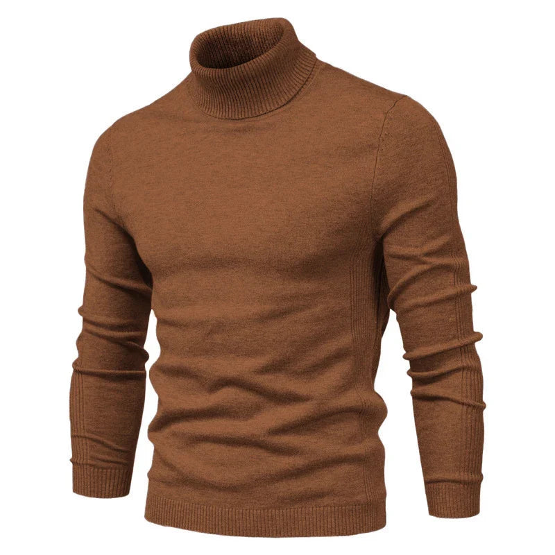 Gilbert – Men's Solid Turtleneck Sweater