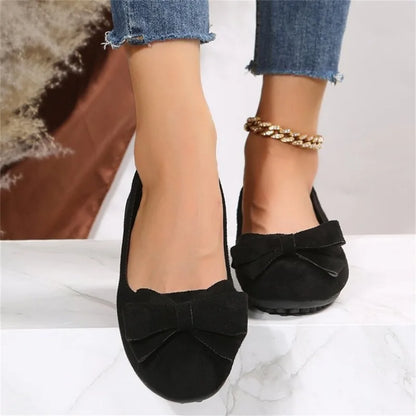 Juliet – Women's Elegant Bow Accent Flats