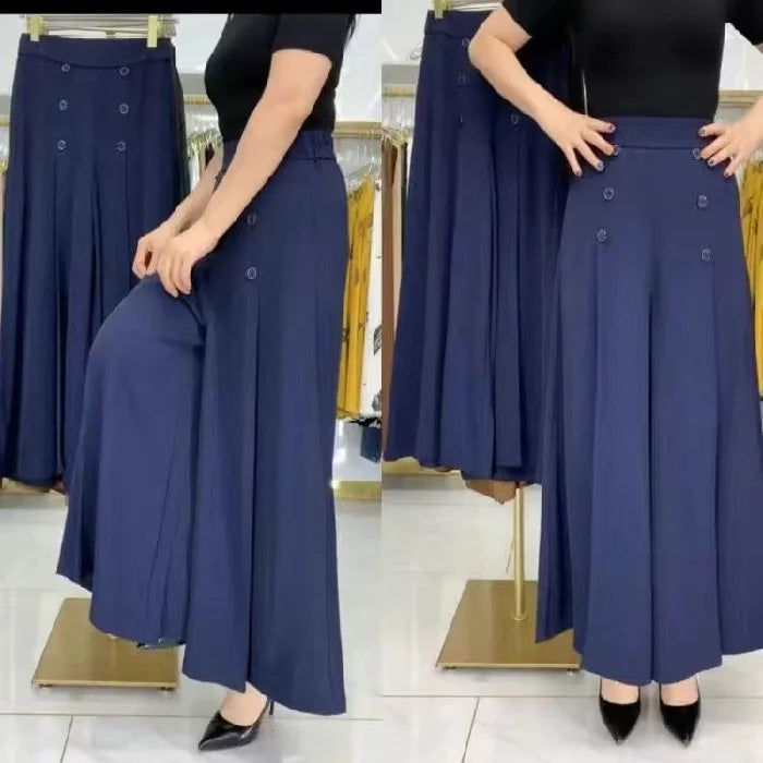 Francesca – Women's Vintage High-Waist Wide-Leg Pants