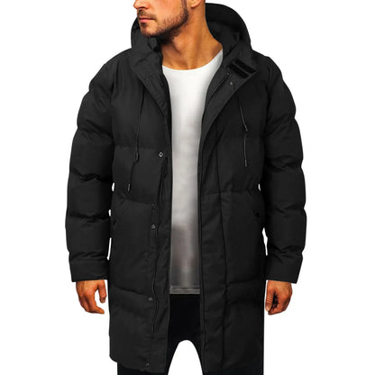 Tommy – Men's Insulated Long Hooded Puffer Jacket