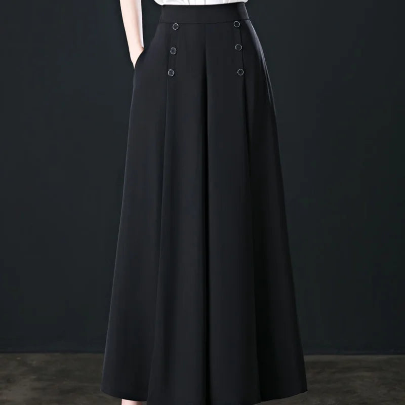 Francesca – Women's Vintage High-Waist Wide-Leg Pants