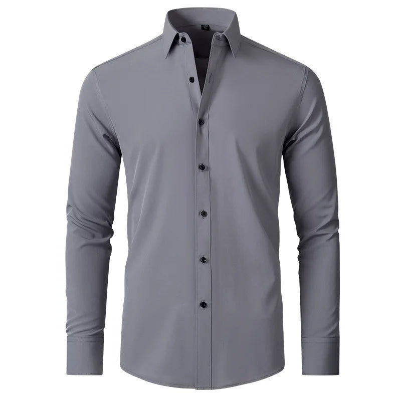 Joel – Men's Stretchable Slim-Fit Dress Shirt