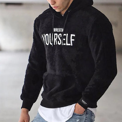 Dylan – Men's Casual Hoodie with Embroidered Letters