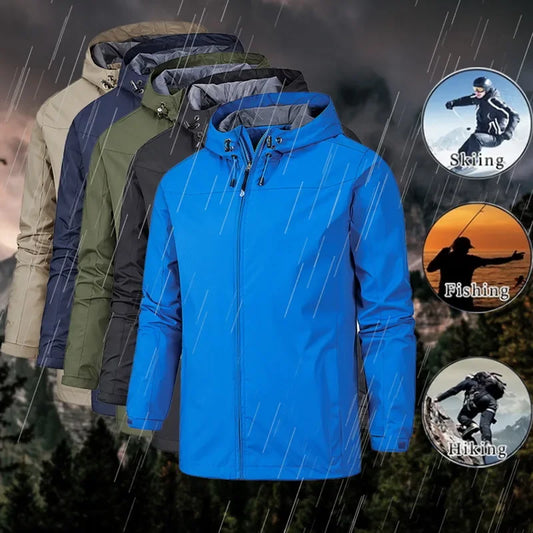 Brian – Waterproof Men's Hooded Jacket for Outdoor Sports