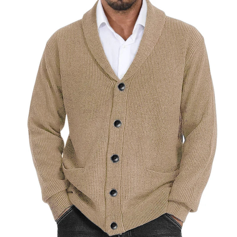 Cliff – Men's Vintage Cardigan Sweater