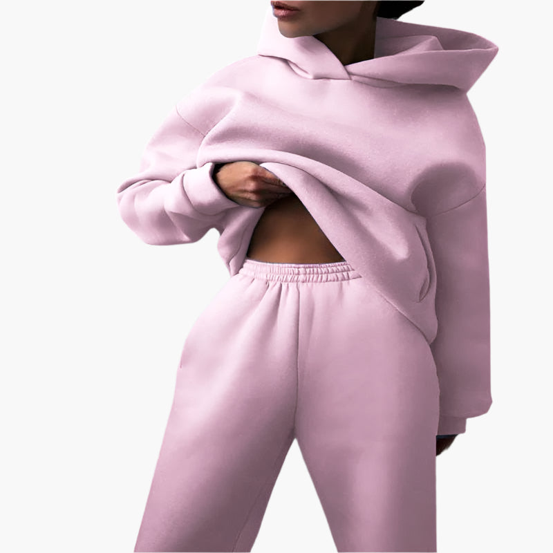 Women's Oversized Lounge Set – Hoodie and Joggers, Casual Relaxed Fit