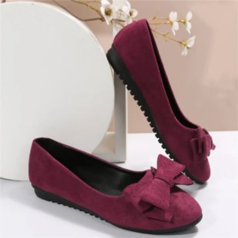 Juliet – Women's Elegant Bow Accent Flats