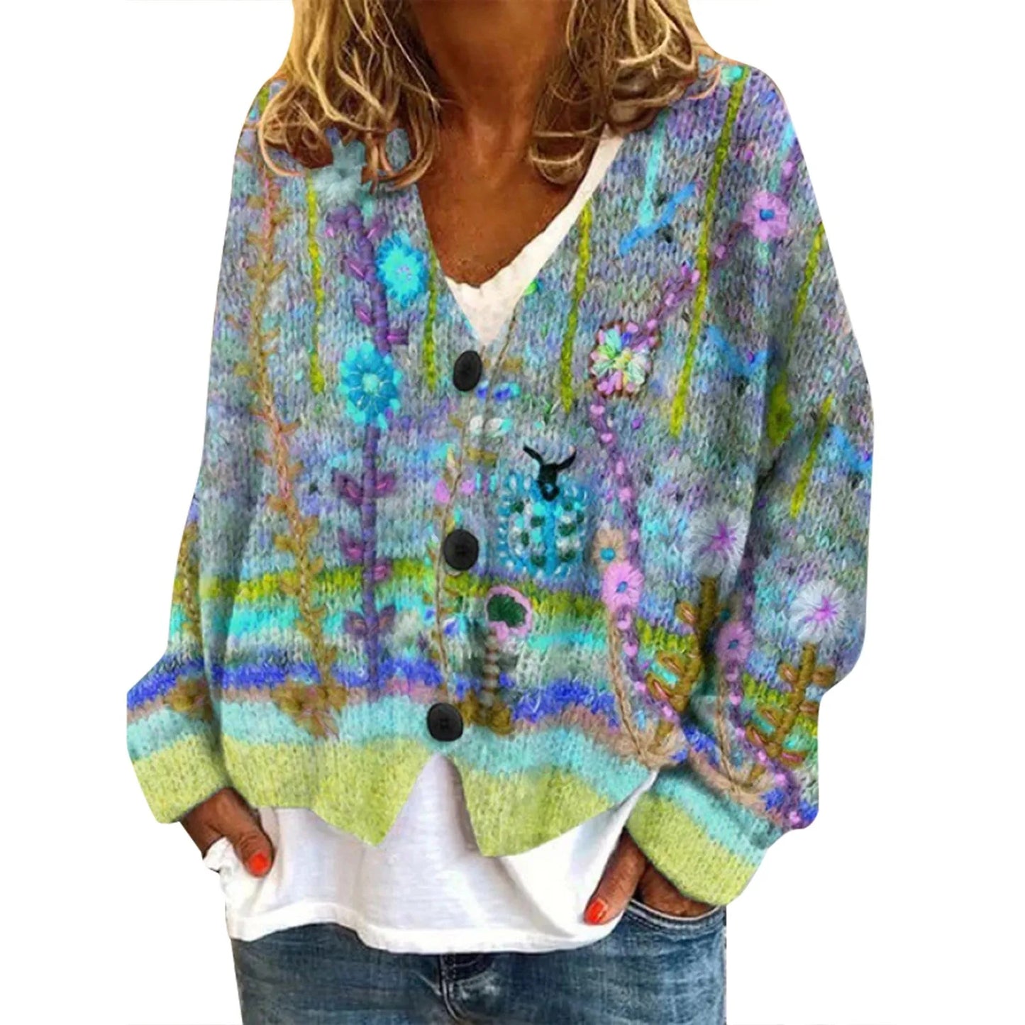 Esme – Women's Christmas Knit Cardigan