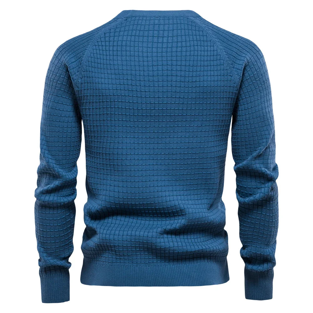 Neville – Men's Cotton Knit Sweaters with Crew Neck