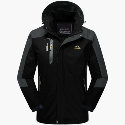 Women's Outdoor Waterproof Windbreaker Hiking Jacket – Lightweight Hooded Shell for Outdoor Activities
