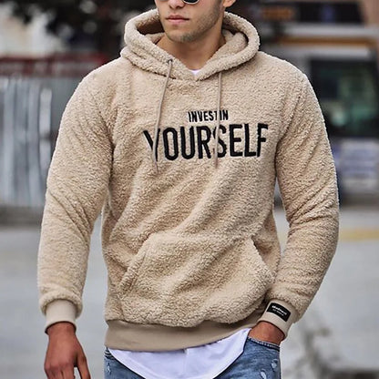 Dylan – Men's Casual Hoodie with Embroidered Letters