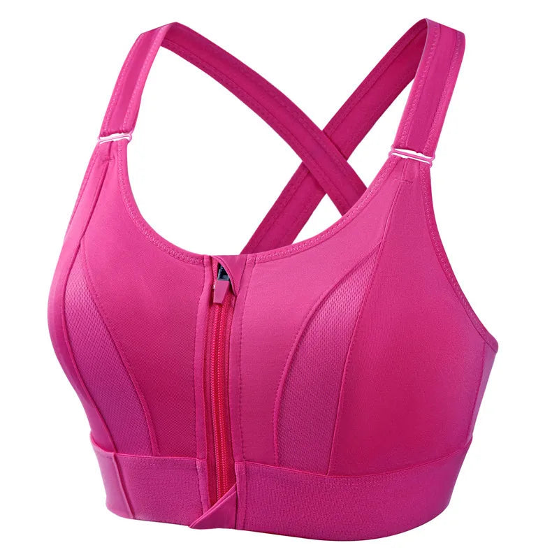 Patricia – Women's Shockproof Sports Bra with Adjustable Straps