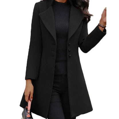 Rose – Women's Long Sleeve Wool Coat