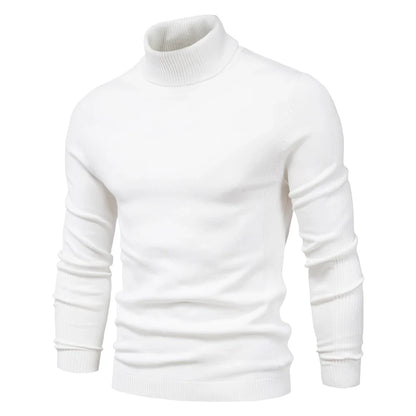 Gilbert – Men's Solid Turtleneck Sweater