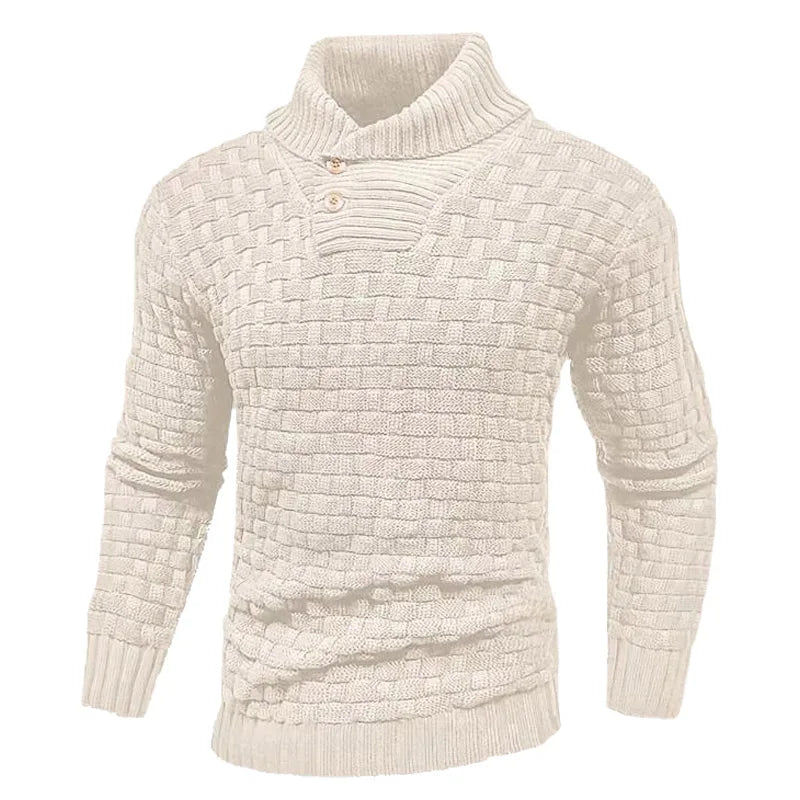 Timothy – Men's Cozy Monochrome Turtleneck Sweater