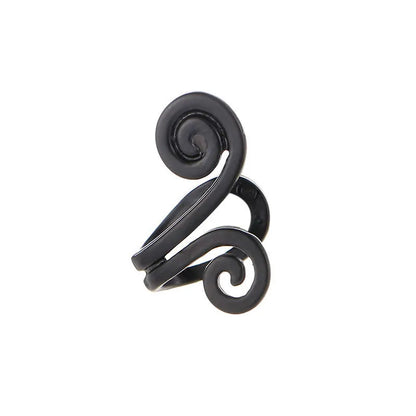 Leanne – Women's Minimalist Clip-On Cartilage Ear Cuff with Swirl Design