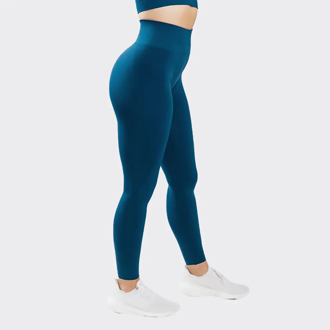 Alice – Women's Yoga Leggings with Ruched Waist