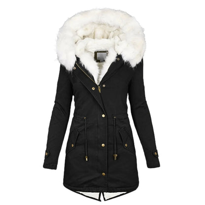 Rachel – Women's Cotton Hooded Long Parka