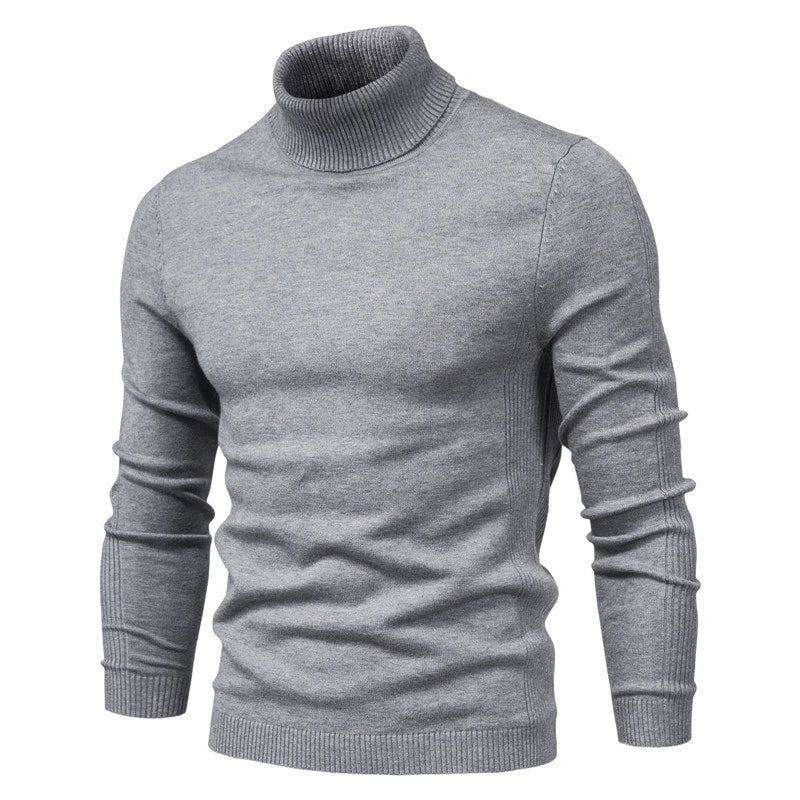 Gilbert – Men's Solid Turtleneck Sweater