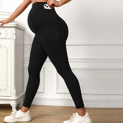 Sophia – Stretchy Maternity Leggings with Supportive Waistband