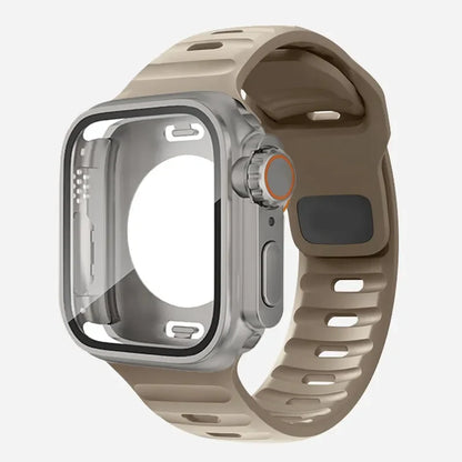 William – Unisex Waterproof Case and Silicone Band for Apple Watch