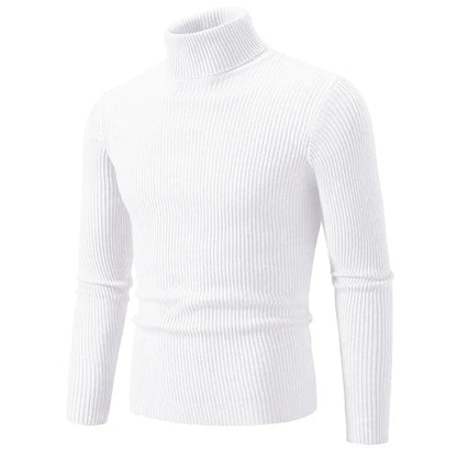 Ken – Men's Warm Striped Turtleneck Sweater