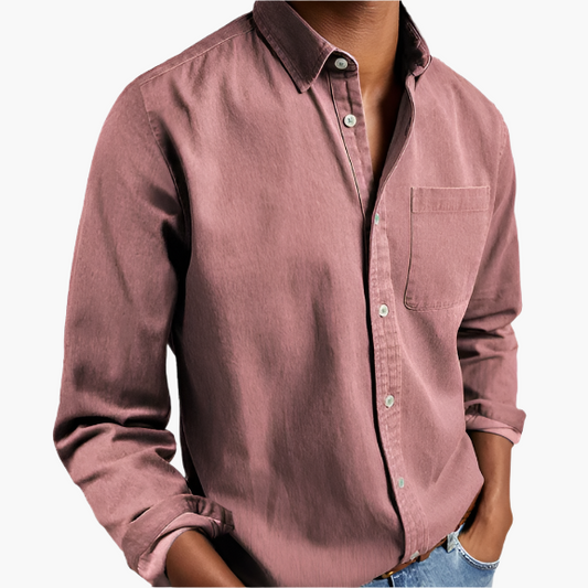 Men's Classic Casual Denim Shirt | Button-Down Everyday Style