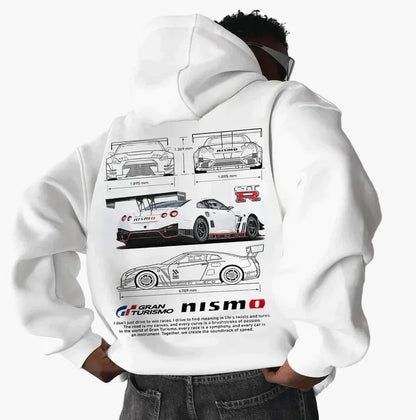 Men's Porsche 911 GT3 RS Graphic Racing Hoodie – Unisex Sportswear Pullover