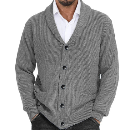 Cliff – Men's Vintage Cardigan Sweater