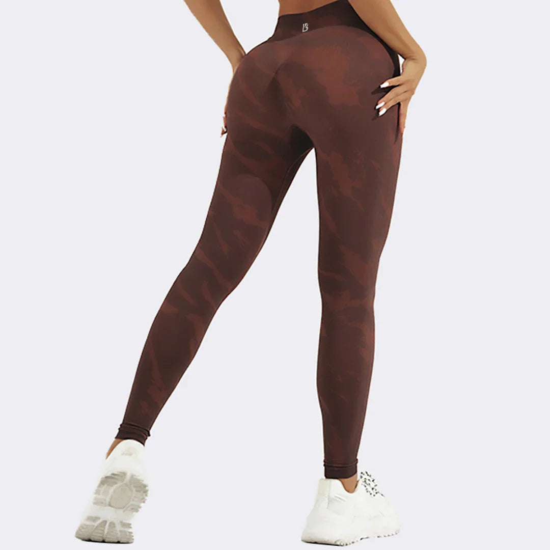 Alice – Women's Yoga Leggings with Ruched Waist