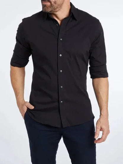 Clive – Men's Casual Slim Cotton Shirt