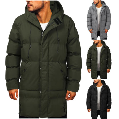 Tommy – Men's Insulated Long Hooded Puffer Jacket