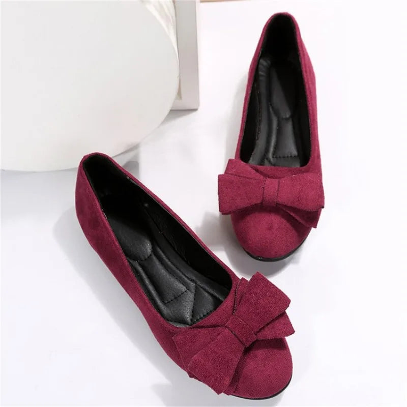 Juliet – Women's Elegant Bow Accent Flats