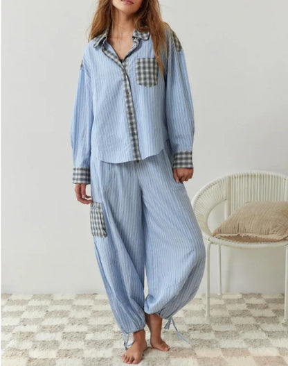 Juliet – Women's Plaid Loungewear Set