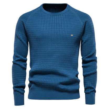 Neville – Men's Cotton Knit Sweaters with Crew Neck