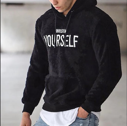 Dylan – Men's Casual Hoodie with Embroidered Letters