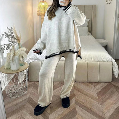 Rose – Women's Long Sleeve Sweater and Pants Set