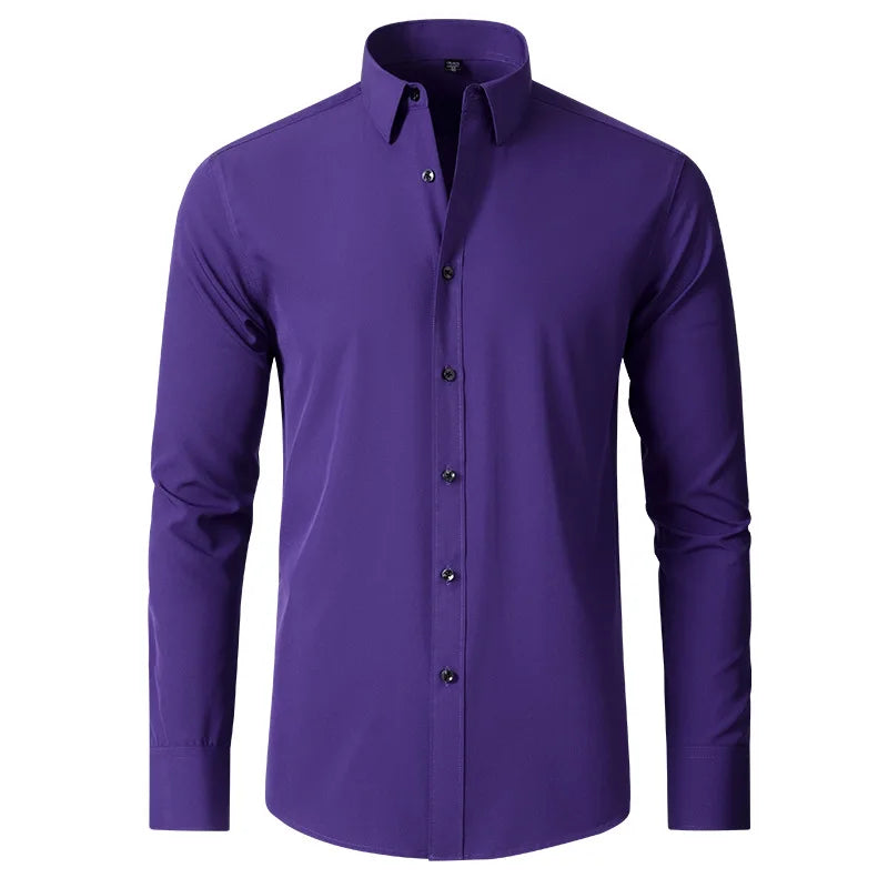 Joel – Men's Stretchable Slim-Fit Dress Shirt