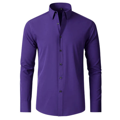 Joel – Men's Stretchable Slim-Fit Dress Shirt