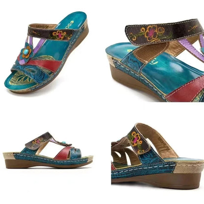 Pamela – Women's Ethnic Summer Platform Sandals